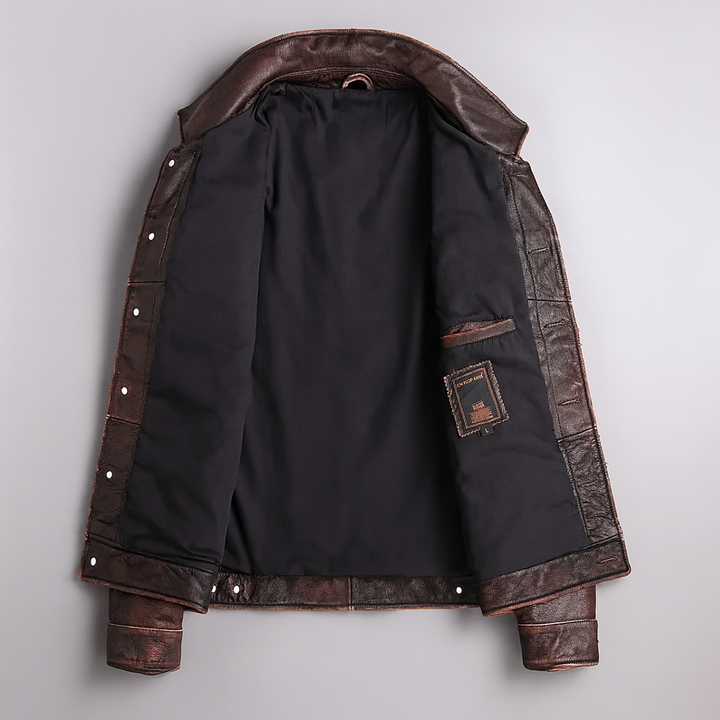 BARGER VINTAGE LEATHER JACKET